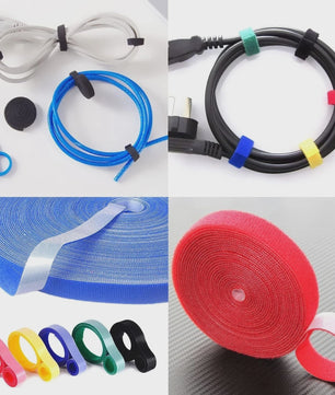 Verstelbare Kabel Organizer Rol - 1/5M Kabelmanagement & Snoer Opbinder