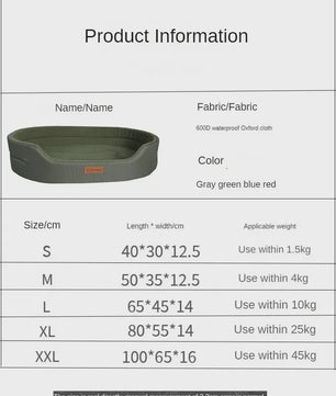 Luxe Hondenkussen Sofa - Zacht & Waterdicht - Verschillende Maten