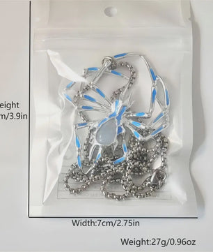 Glow-in-the-Dark Spider Hanger Ketting - Luminous Halloween Sieraden voor Mannen & Vrouwen