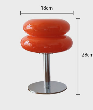 Macaron Glazen Tafellamp - Sfeervolle Verlichting met Trichromatische Dimming