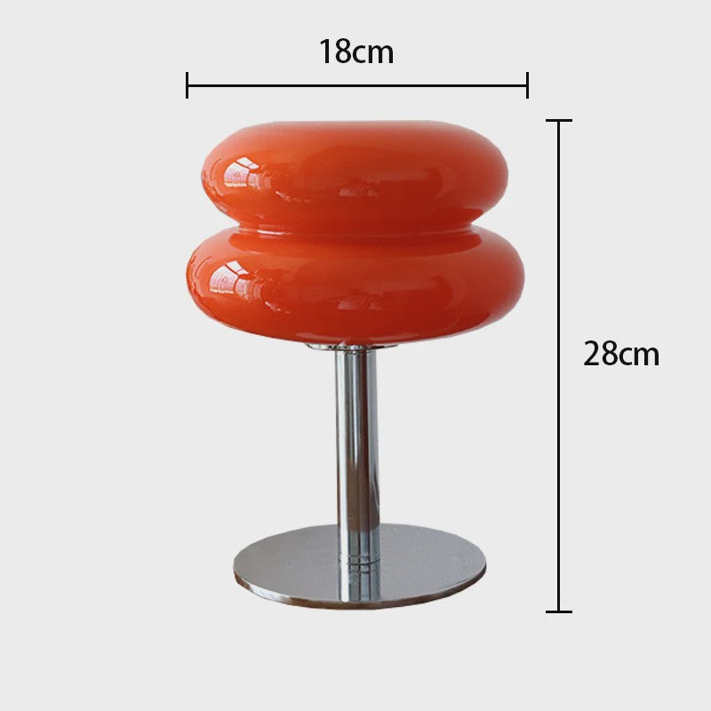 Macaron Glazen Tafellamp - Sfeervolle Verlichting met Trichromatische Dimming