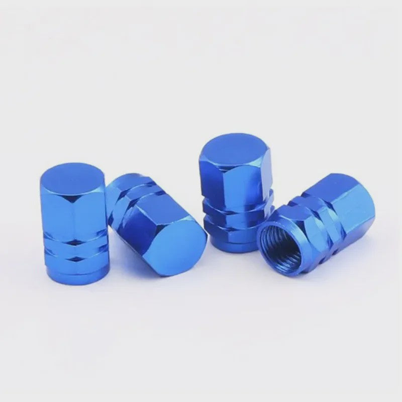 Set Aluminium Ventieldopjes - Universeel voor Auto, Motor, Fiets - Stof- en Waterdicht
