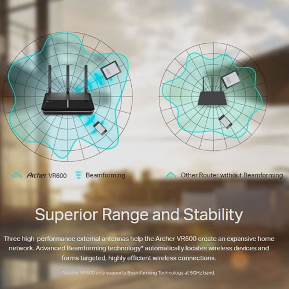 TP-Link Archer VR600 AC2100 MU-MIMO VDSL/ADSL Modem Router