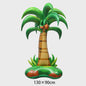 Jungle Dieren Ballondecoratie Set - Struisvogel, Gorilla, Toucan & Pauw voor Feestjes