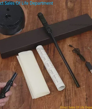 Magische Vuurspuwende Toverstaf - LED Verlichting voor Cosplay, Halloween & Kerst