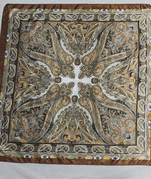 Luxe Zijden Vierkante Sjaal 90x90cm - Stijlvol Foulard voor Dames