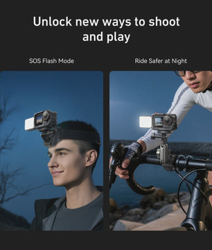 TELESIN Mini Waterproof Fill Light voor DJI OSMO Action Camera's - Verbeter je beelden