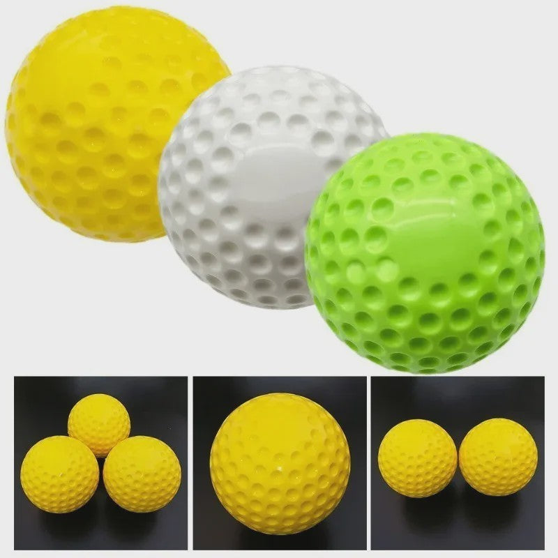 PU Baseball Trainingsballen met Kuiltjes - 9/12 Inch - Voor Pitching Machines