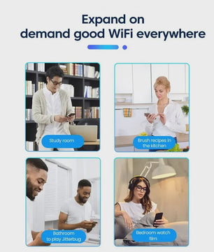300Mbps WiFi Repeater - Versterk je Draadloze Netwerk voor Langere Afstand