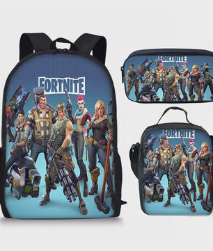 Fortnite Schooltas Set: Rugzak, Pennenhouder & Lunchtas voor Kinderen