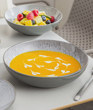 Vancasso Karst Servies Set 16/32 Delig Steengoed met Borden, Bowls en Mokken voor 4/8/12 Personen