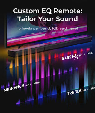 ULTIMEA Apollo S70 Ultra 7.1ch Soundbar met Draadloze Subwoofer & Surround Speakers - 410W Home Theater