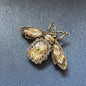 Luxe Bijen Broche met Kristallen - Vintage Baroque Stijl