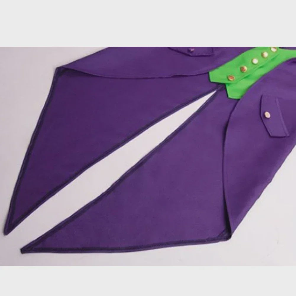 Joker Cosplay Kostuum voor Heren en Kinderen - Complete Tuxedo Set met Jas, Vest en Broek