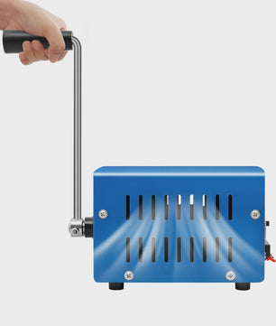 20W Hand Crank Noodstroom Generator - Draagbaar Opladen via USB voor Reizen & Camping
