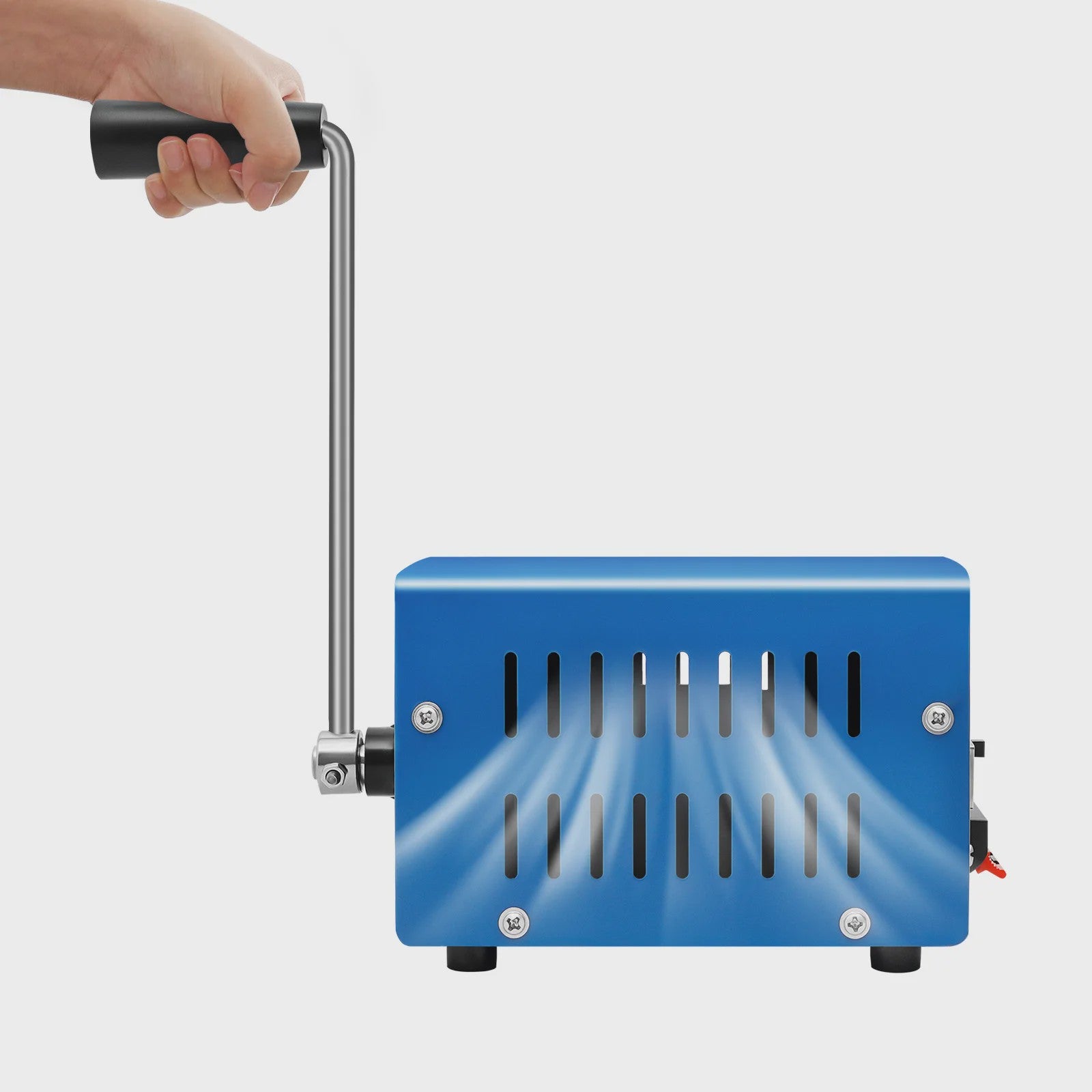 20W Hand Crank Noodstroom Generator - Draagbaar Opladen via USB voor Reizen & Camping