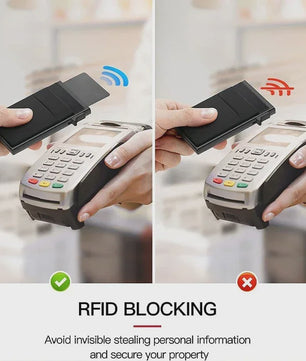Slimme RFID Portemonnee Kaarthouder - Pop-Up Aluminium Creditcard Wallet