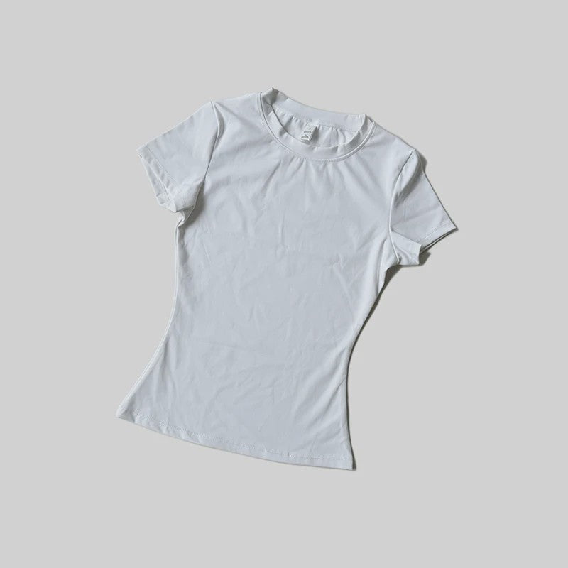 Seamless Sport Top Dames Korte Mouw - Yoga, Fitness & Running