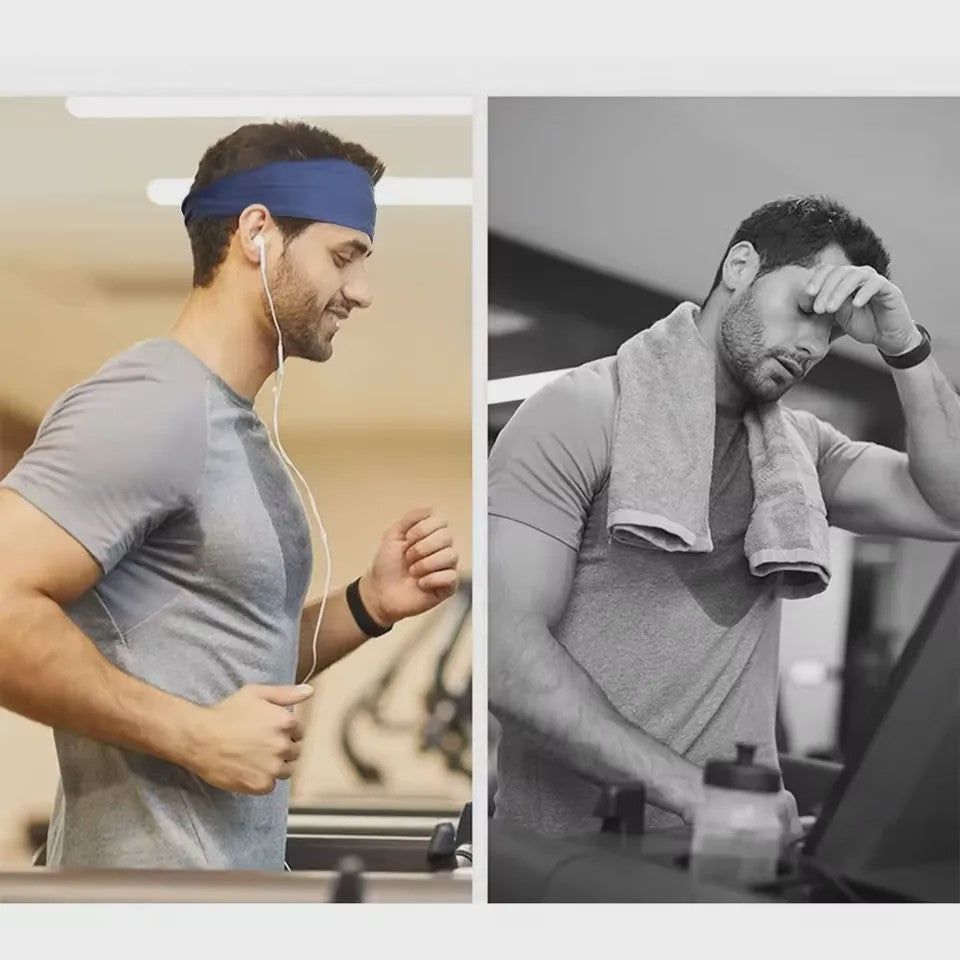 Sport Hoofdband - Zweetabsorberend & Antislip voor Mannen en Vrouwen