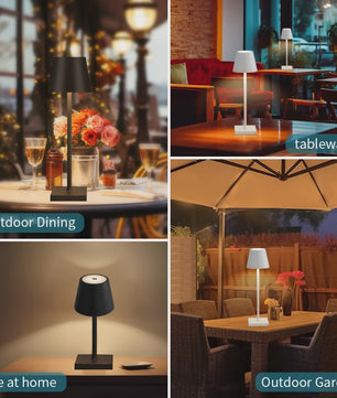Oplaadbare LED Tafellamp met Touch Dimmer - Sfeervolle Verlichting