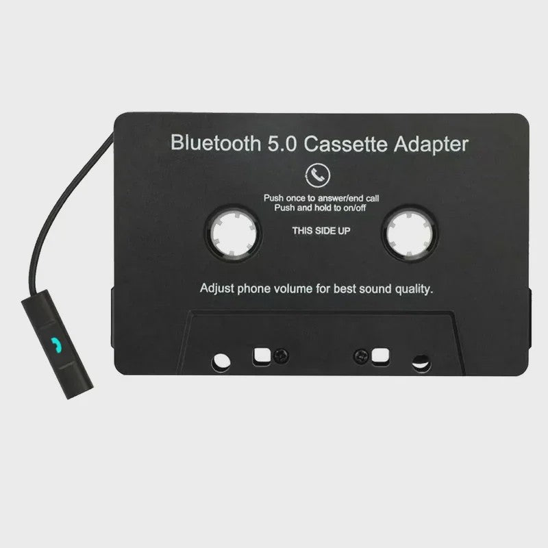Bluetooth 5.0 Cassette Adapter voor Auto: Draadloze Muziek & Handsfree Bellen