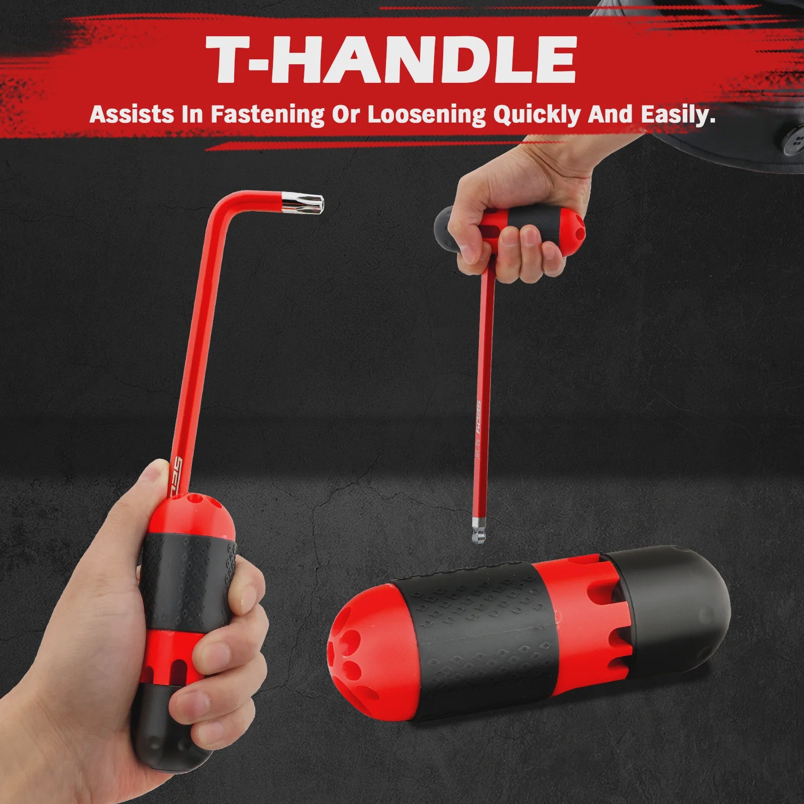 SEDY 30-delige Inbussleutel & Torx Set: Lange Arm, Balhoofd, T-handgreep & Verlengstukken