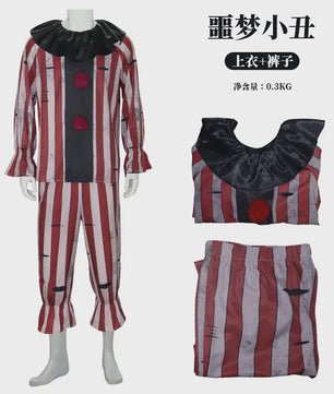 Griezelig Clown Kostuum - Horror Halloween Cosplay voor Heren & Dames