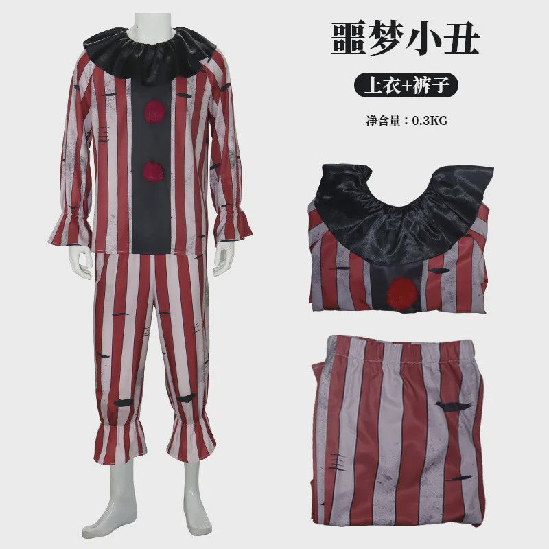 Griezelig Clown Kostuum - Horror Halloween Cosplay voor Heren & Dames