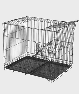 Grote Opvouwbare Dierenkooi voor Katten, Honden en Konijnen - 70x50x58 cm