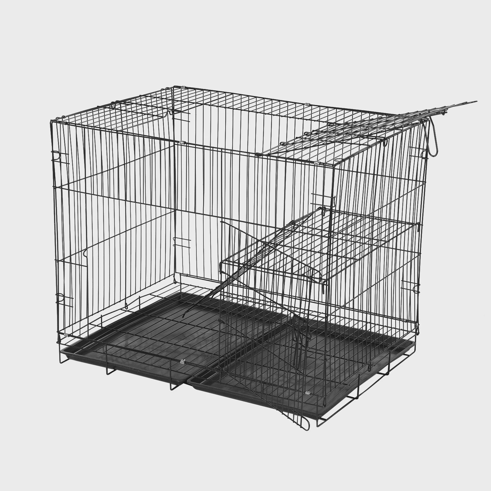 Grote Opvouwbare Dierenkooi voor Katten, Honden en Konijnen - 70x50x58 cm