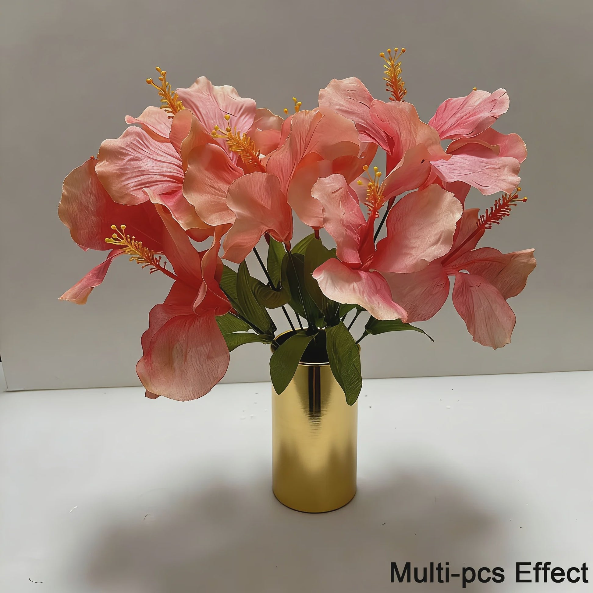 Set van 2 Boeketten Kunst Hibiscus Bloemen - Zomerse Decoratie