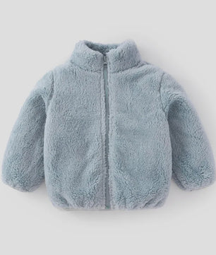 Zachte Pluche Kinderjas - Warm & Stijlvol voor Herfst/Winter
