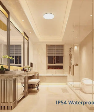 Waterdichte LED Plafondlamp Rond - 18W/30W/40W - IP54 - Badkamer, Keuken, Woonkamer