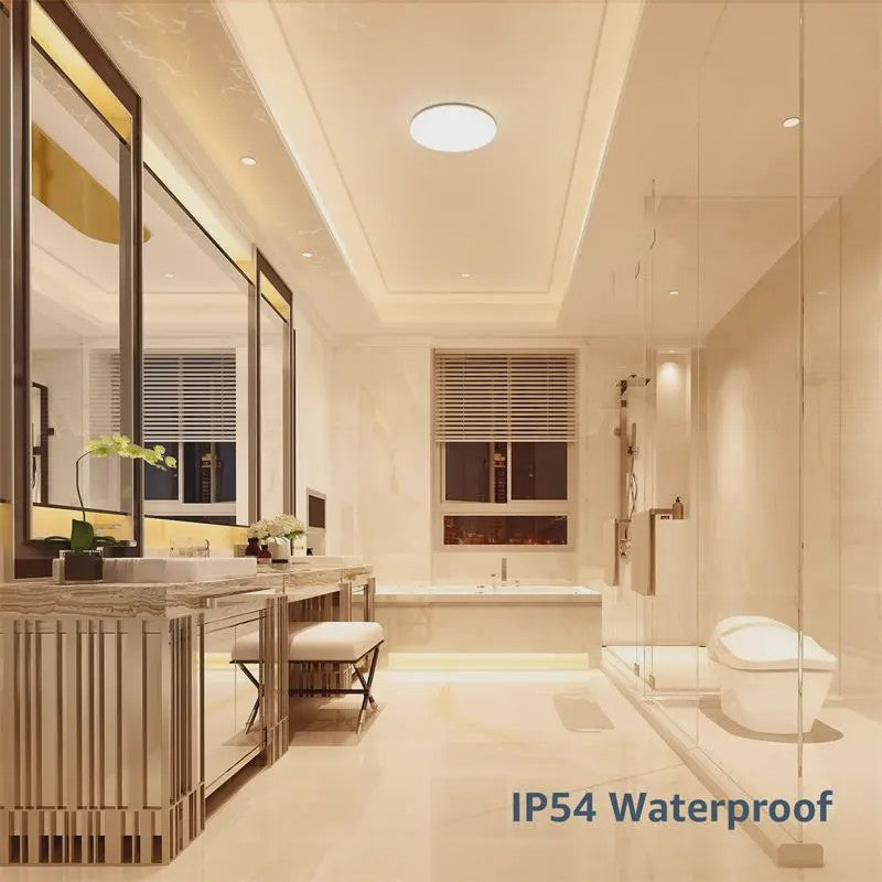 Waterdichte LED Plafondlamp Rond - 18W/30W/40W - IP54 - Badkamer, Keuken, Woonkamer