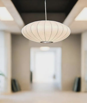 Wabi-Sabi Plafondlamp Zijde - Moderne Hanglamp voor Woonkamer & Restaurant