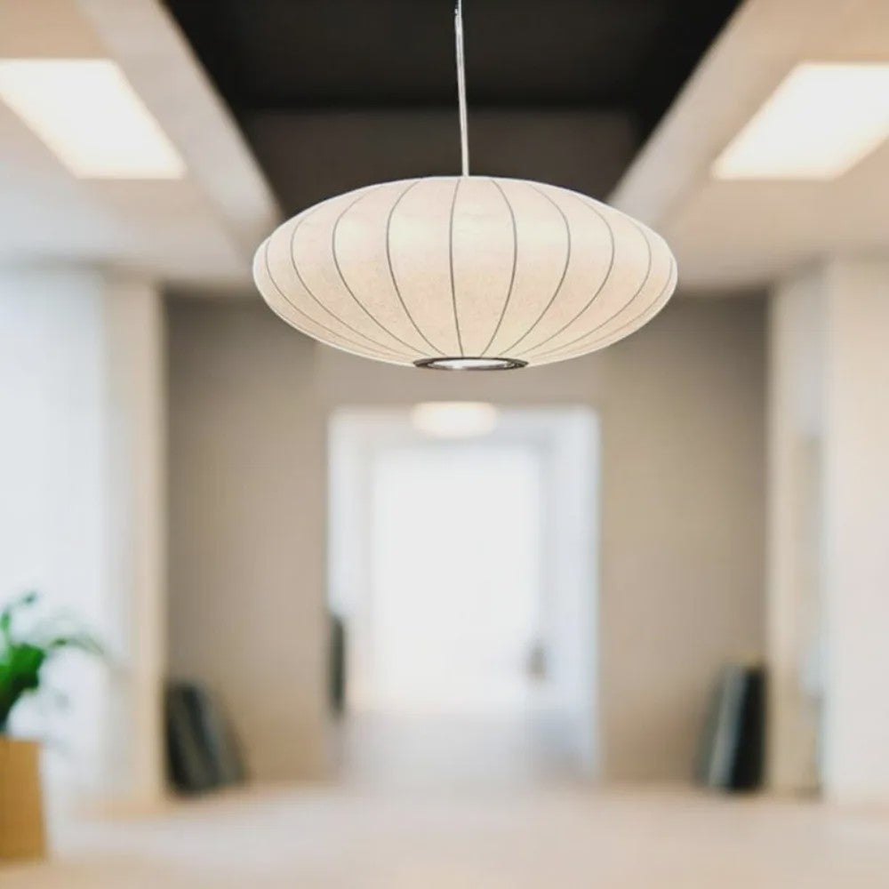 Wabi-Sabi Plafondlamp Zijde - Moderne Hanglamp voor Woonkamer & Restaurant