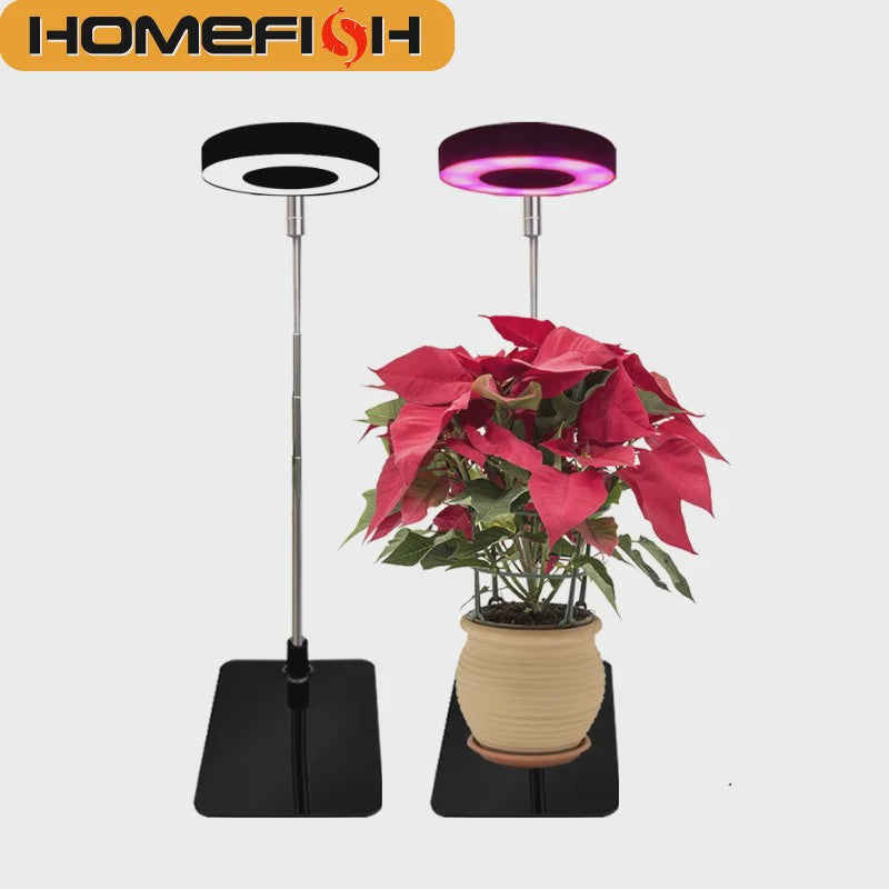HOMEFISH LED Plantengroeilamp met Timer & Dimfunctie - Volledig Spectrum