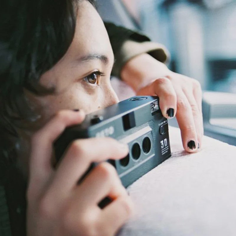RETO 3D Filmcamera - Stereoscopische Point-and-Shoot met Ingebouwde Flits