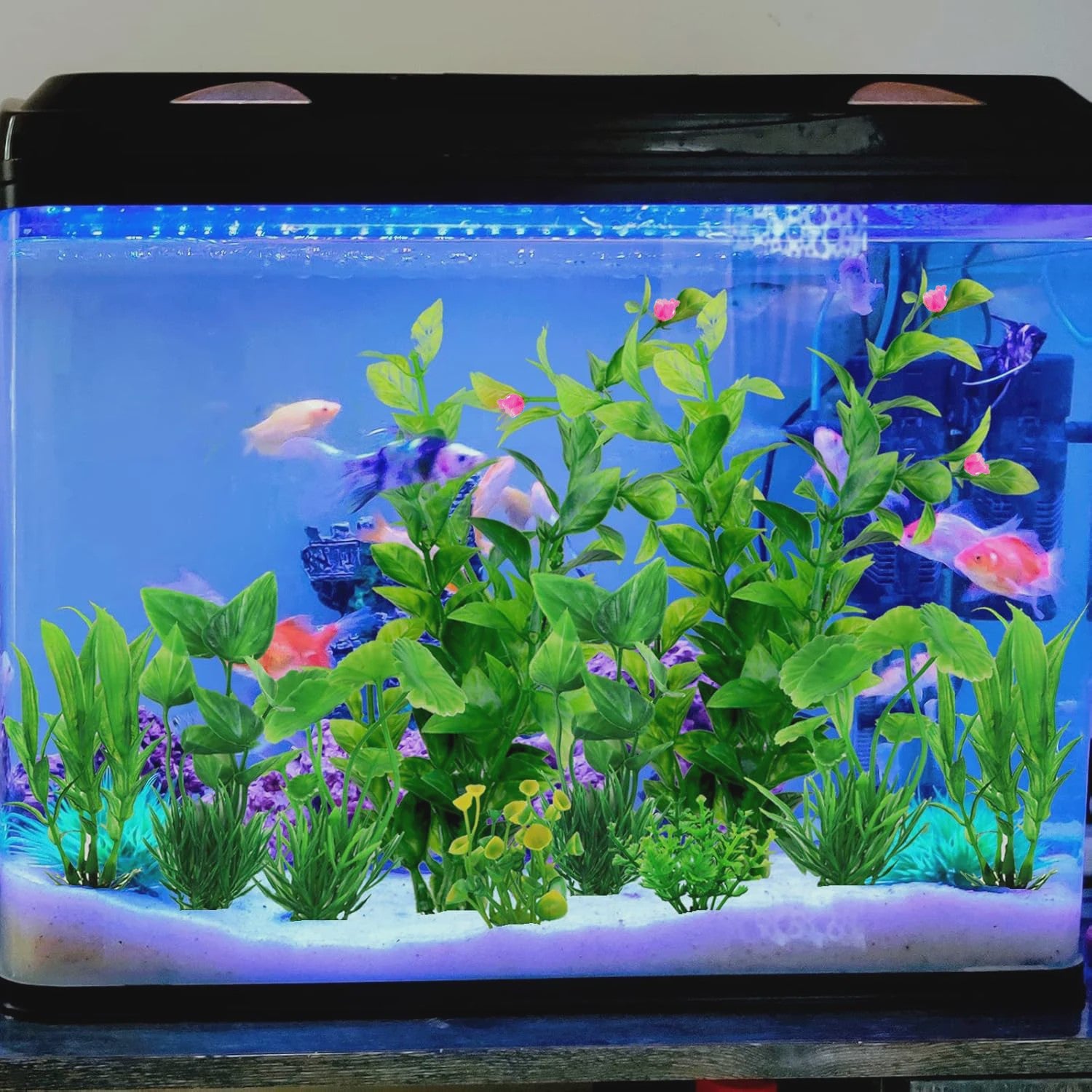 Set van 10 Kunstmatige Aquariumplanten Groen - Decoratie voor Vistank