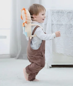 Baby Hoofdbeschermer Rugzak - Veilig Leren Lopen met Schattig Dieren Design