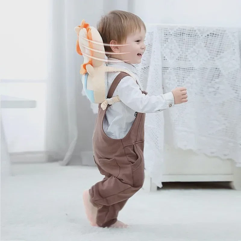 Baby Hoofdbeschermer Rugzak - Veilig Leren Lopen met Schattig Dieren Design
