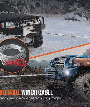 Verzinkte Stalen Lierkabel 3/8 inch - Hoge Breeksterkte voor SUV & Off-Road