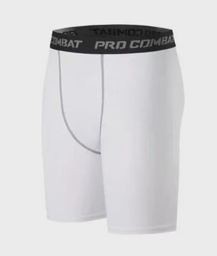 Heren Compressie Sportlegging Shorts - Sneldrogend & Stretch voor Fitness, Hardlopen, Basketbal Training
