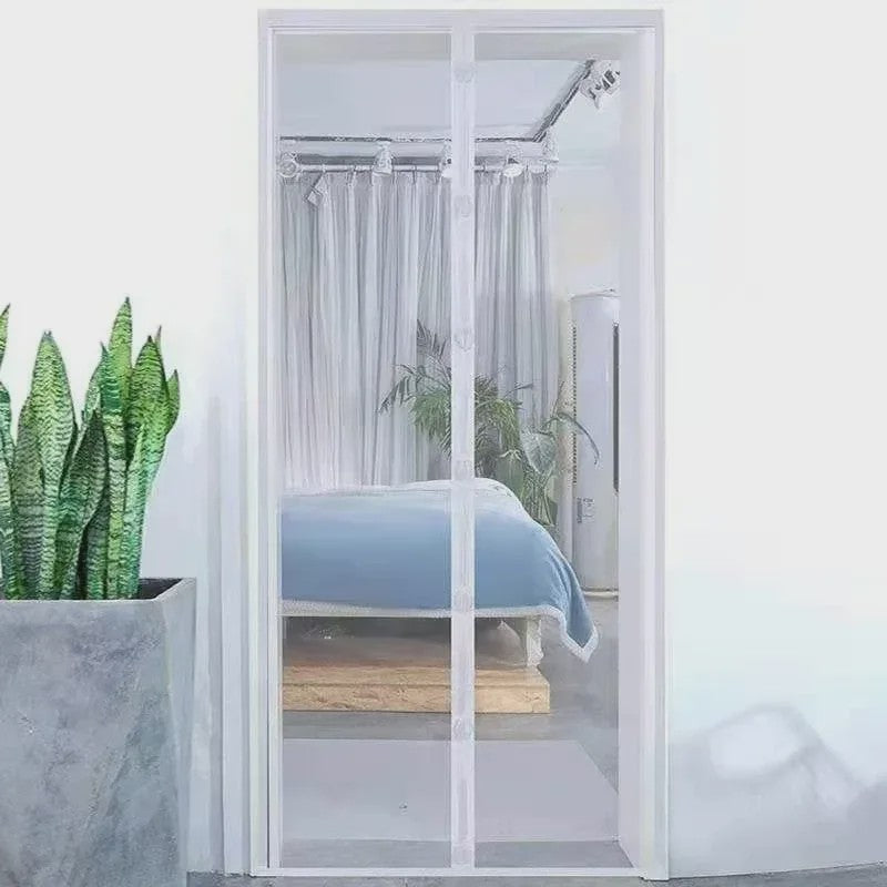 Muggenscherm Deur Gordijn - Handsfree Magnetisch Hor - Zonder Boren - Insectenwerend