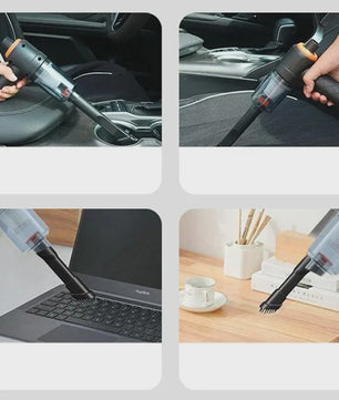 Draadloze Auto Kruimeldief 9000Pa - Draagbare Mini Stofzuiger met USB Opladen (1200mAh) voor Auto & Huis