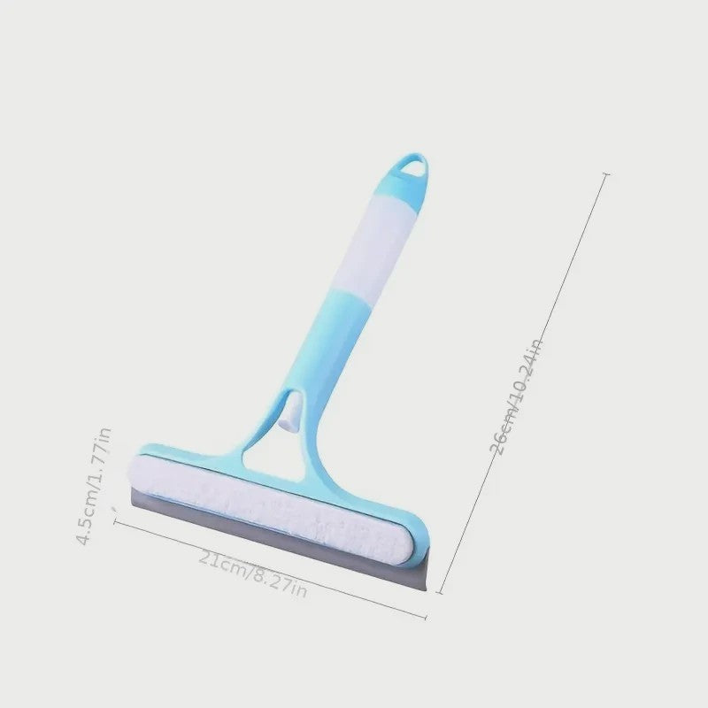 3-in-1 Glasreiniger met Vernevelaar en Raamwisser - Streeploos Schoon