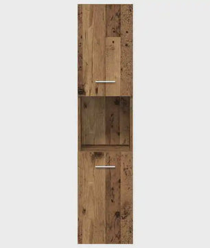 Complete Hout-look Badkamermeubelset voor Moderne Badkamers