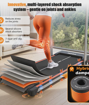KeHot Opvouwbare Loopband met Bluetooth APP, 1-12 km/u, Incline, 125kg Capaciteit