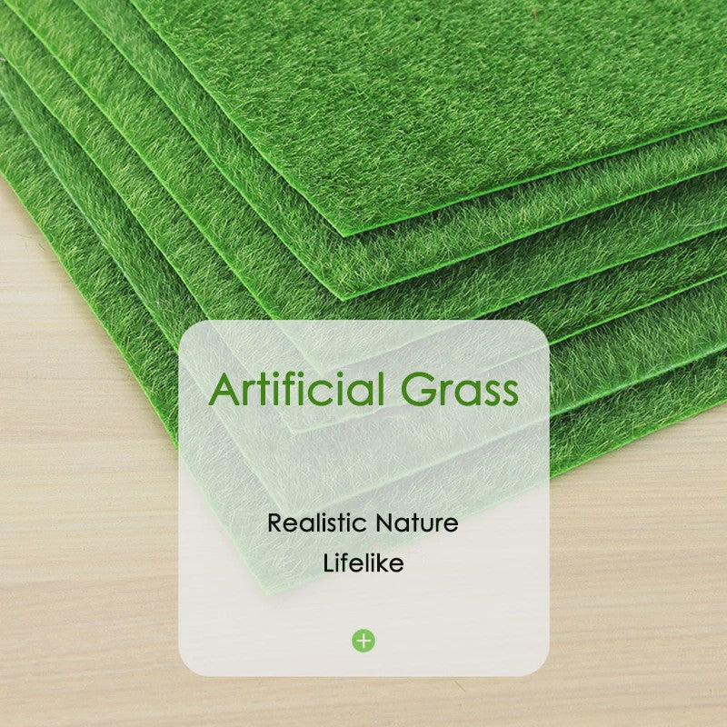 2x Kunstgras Tegels 30x30cm - Realistisch Decoratie Gras voor Tuin & DIY