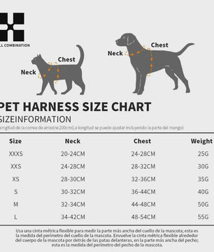 Verstelbaar Hondentuig met Lijn - Reflecterend & Ademend - Voor Kleine tot Middelgrote Honden & Puppy's